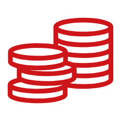 Sponsorship icon - red