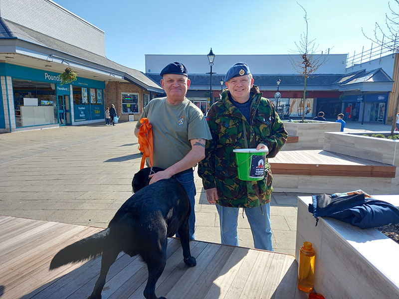 Royal British Legion Industries Fundraising Sleepout Veteran Charity Fundraising