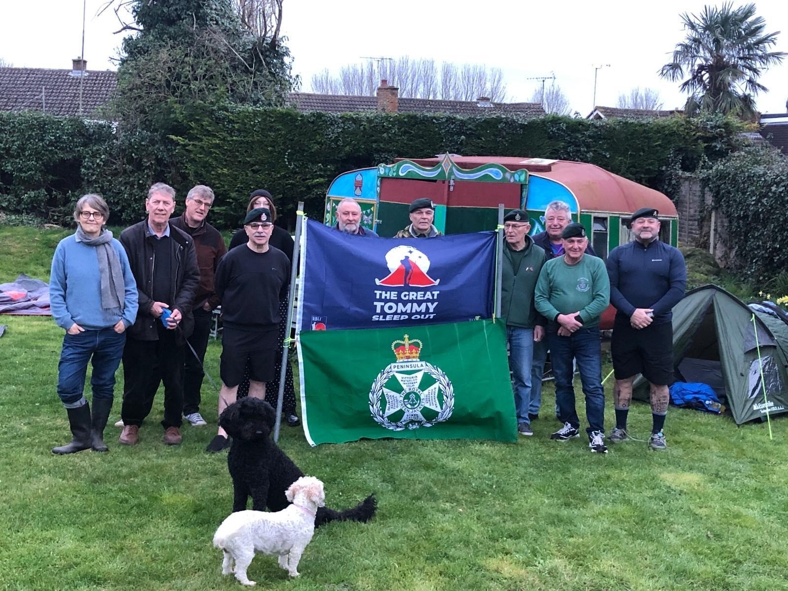 Taking Part in the sleep out