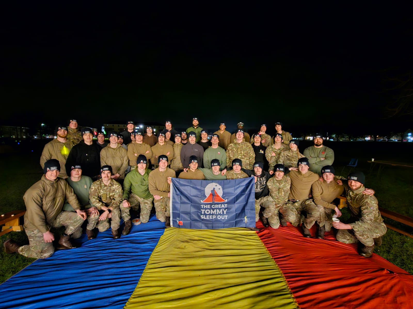 Taking Part in the sleep out